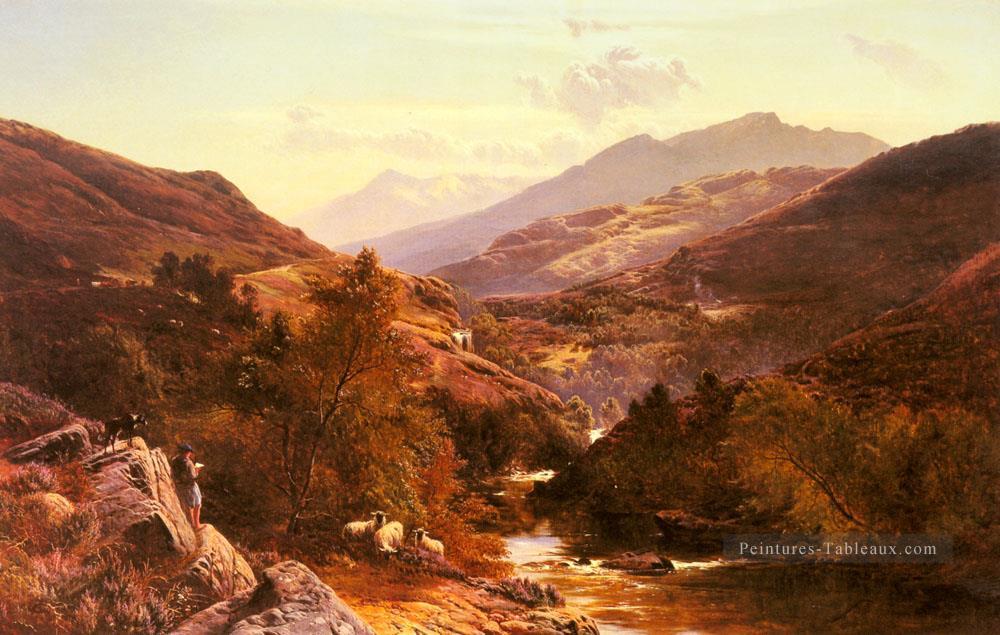 Paysage de Glen Fallock Dunbartonshire Sidney Richard Percy Montagne Peintures à l'huile